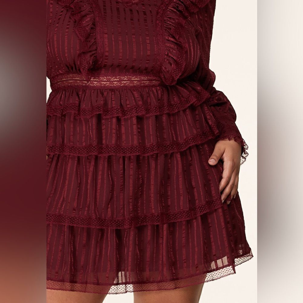 New L’atise by Amy Plus Size Lace Skater Dress - Picture 6 of 8